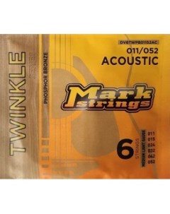 Струны для акустической гитары Twinkle Series DV6TWPB01152AC Markbass