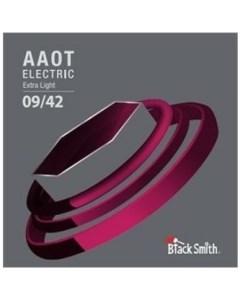 Струны для электрогитары AAOT Electric Extra Light 09 42 Steel Blacksmith