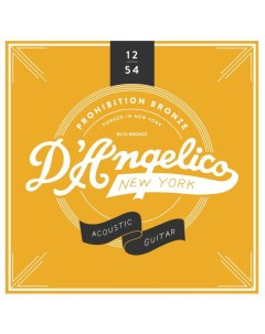Струны для акустической гитары DAngelico Acoustic 1254 D`angelico