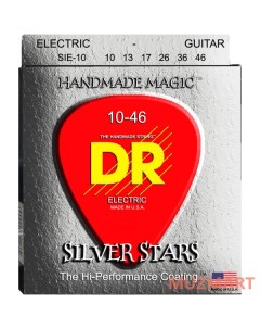 SIE 10 SILVER STARS Струны для электрогитары Dr