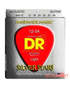 SIA 12 SILVER STARS Струны для акустической гитары Dr
