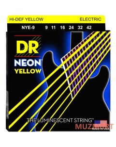 NYE 9 HI DEF NEON Струны для электрогитары Dr