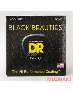 BKA 10 BLACK BEAUTIES Струны для акустической гитары Dr