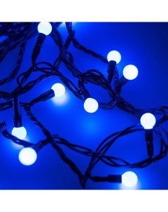 20м Уличная гирлянда шарики синий свет 230V ARD Ball Classic D13 20000 Black 200Led Blue Ardecoled