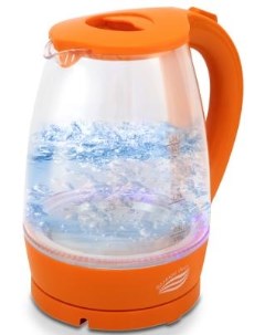 Чайник электрический Дон 1 1850 Вт оранжевый 1 8 л пластик стекло Великие-реки