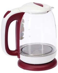 Чайник электрический WEK 1704G Белый красн Willmark