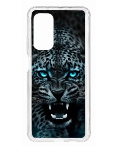 Чехол Kruche Print Дикий леопард для Xiaomi Mi 10T