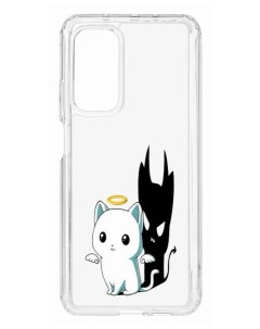 Чехол Kruche Print Angel Demon для Xiaomi Mi 10T