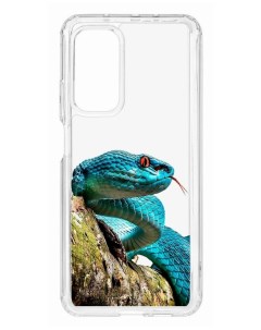 Чехол Kruche Print Змея для Xiaomi Mi 10T