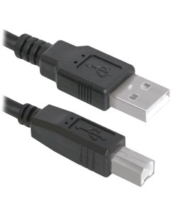 Кабель USB 2 0 AM BM 1 8 м для подключения принтеров МФУ и периферии 83763 Defender