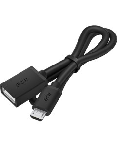 OTG кабель MB4AF BB2S 1 0m USB micro USB 1 м черный Gcr
