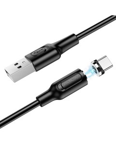 Дата кабель BX41 Amiable USB USB Type C 1 м черный Borofone