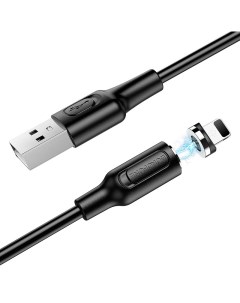 Дата кабель BX41 Amiable USB Lightning 1 м черный Borofone