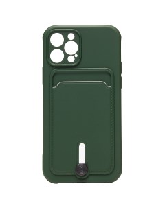 Чехол накладка SC304 для Apple iPhone 12 Pro зеленый Basemarket
