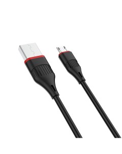 Дата кабель BX17 Enjoy USB micro USB 1 м черный Borofone