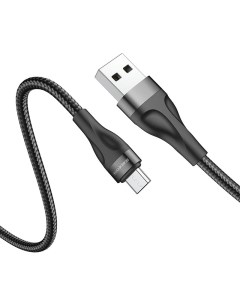 Дата кабель BX61 Source USB micro USB 1 м черный Borofone