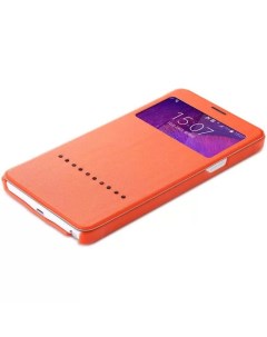 Чехол книжка Rapid Series для Samsung Galaxy Note 4 оранжевый Rock