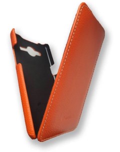 Кожаный чехол Jacka Type для Samsung Galaxy Core 2 Duos G355H оранжевый Melkco