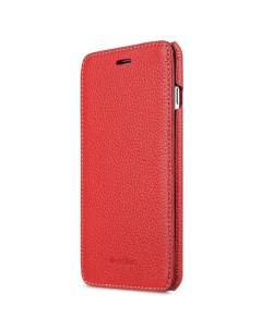 Кожаный чехол Face Cover Book Type Case для Apple iPhone 8 Plus 7 Plus красный Melkco