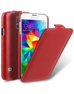 Кожаный чехол книжка Jacka Type для Samsung Galaxy S5 красный Melkco
