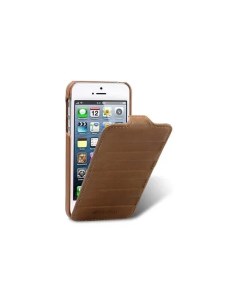 Кожаный чехол Craft Limited Edition Prime Horizon для Apple iPhone 5 5S коричневый Melkco