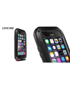 Влагозащищенный чехол POWERFUL для Apple iPhone 6 6S Plus 5 5 черный Love mei