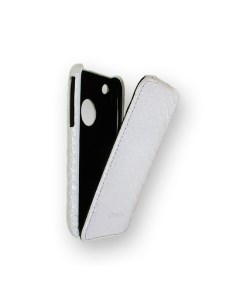 Кожаный чехол Jacka Type для Apple iPhone 3GS 3G змеиная кожа белый Melkco