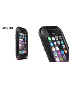 Влагозащищенный чехол POWERFUL для Apple iPhone 6 6S 4 7 черный Love mei