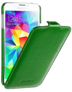 Кожаный чехол книжка Jacka Type для Samsung Galaxy S5 зеленый Melkco