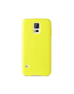 Силиконовый чехол Poly Jacket TPU Case для Samsung Galaxy S5 Mini желтый Melkco