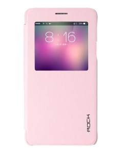 Чехол Uni Series для Samsung Galaxy Note 4 розовый Rock