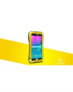Влагозащищенный чехол POWERFUL small waist для Samsung Galaxy Note 4 желтый Love mei