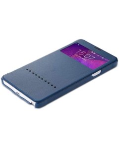 Чехол книжка Rapid Series для Samsung Galaxy Note 4 синий Rock