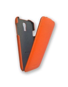 Кожаный чехол Jacka Type для Samsung Galaxy S4 GT I9500 оранжевый Melkco