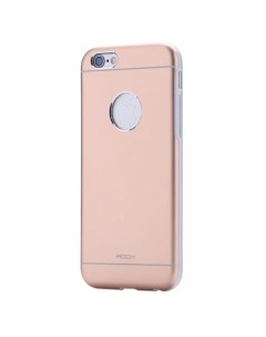 Металлический Чехол Origin для Apple iPhone 6 6S 4 7 розово золотистый Rock