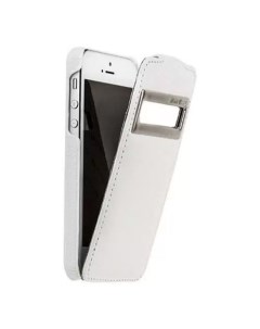 Кожаный чехол с окошком Jacka ID Type Jacka ID Type для Apple iPhone 5 5S SE белый Melkco