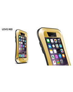 Влагозащищенный чехол POWERFUL small waist для Apple iPhone 6 6S 4 7 золотистый Love mei