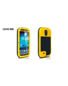 Влагозащищенный чехол POWERFUL для Samsung Galaxy S4 GT I9500 желтый Love mei