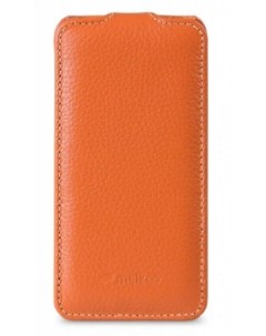 Кожаный чехол книжка Jacka Type для Samsung Galaxy S5 оранжевый Melkco