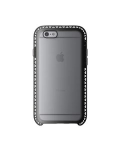 Противоударный чехол Seismik для Apple iPhone 6 6S 4 7 черный прозрачный Lunatik
