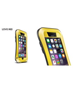 Влагозащищенный чехол POWERFUL small waist для Apple iPhone 6 6S 4 7 желтый Love mei