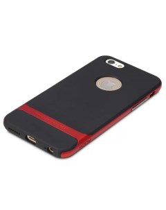 Силиконовый Чехол Royce Series для Apple iPhone 6 6S 4 7 черно красный Rock