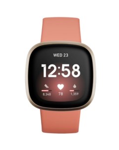Умные часы Versa 3 Wi Fi NFC розовый золотой Fitbit