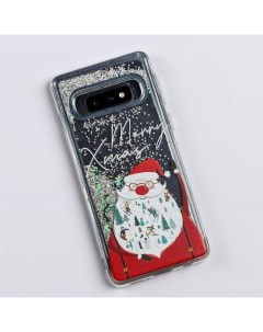 Чехол шейкер для Samsung S10 Дед Мороз Like me