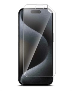 Защитная плёнка для Apple Iphone 15 Pro гидрогелевая прозрачная Miuko
