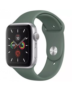Спортивный ремешок Sport Band для Apple Watch 42 44 мм зеленая сосна Pine Green Guardi