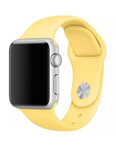 Спортивный ремешок Sport Band для Apple Watch 38 40 мм желтый Pollen Guardi
