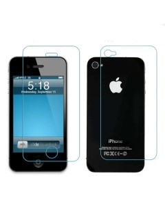 Защитная пленка для iPhone 4S двусторонняя с 3D рисунком Onext