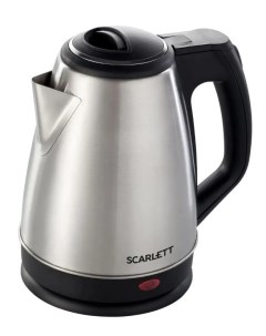 Чайник электрический SC EK21S25 1 5 л серебристый черный Scarlett