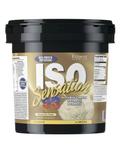 Протеин ISO Sensation 2270 г Банановое мороженое Ultimate nutrition